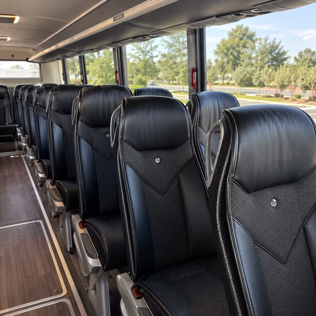 troy charter bus interior gallery