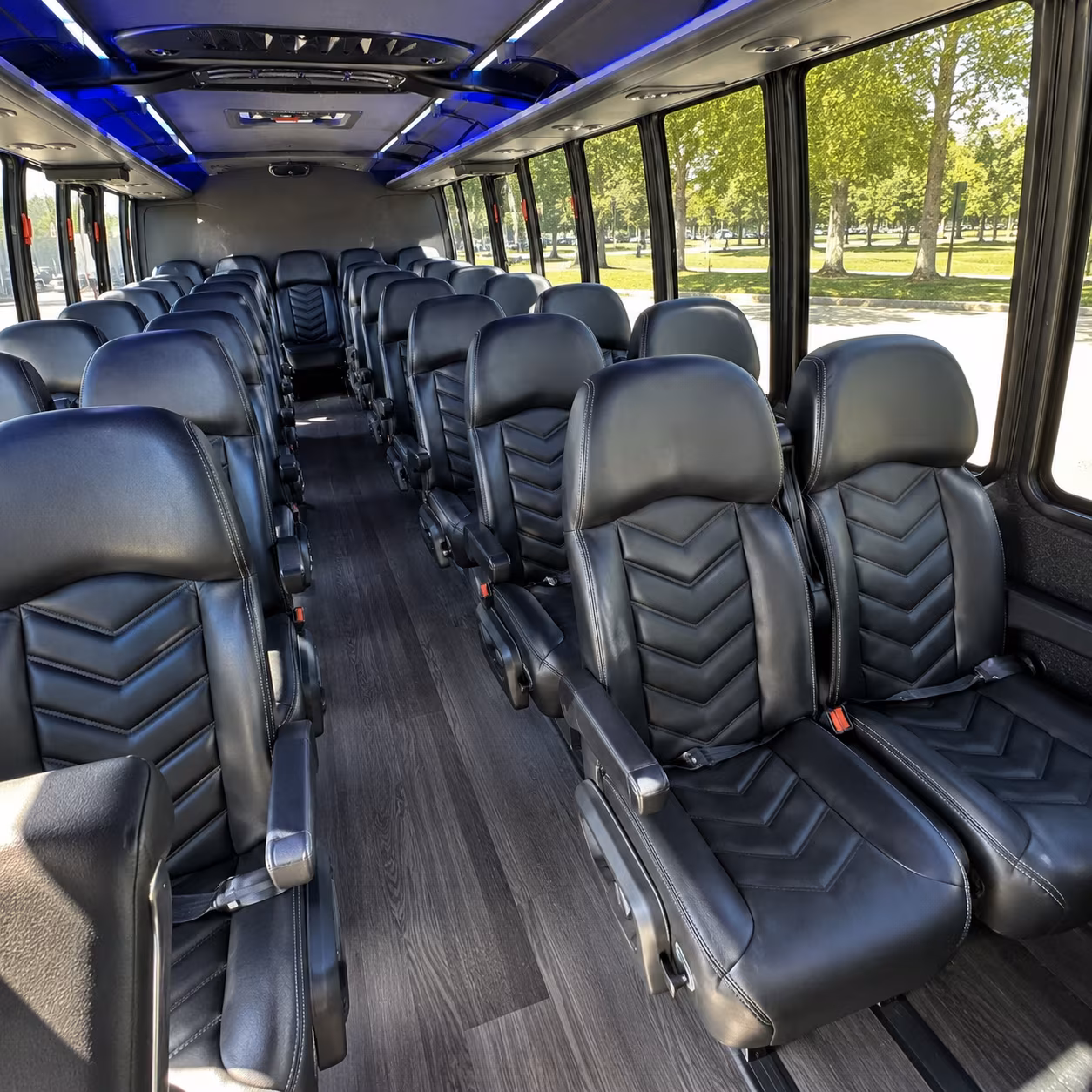 troy religious group transportation onboard seating