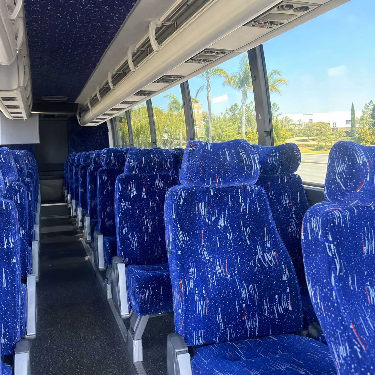 troy sporting event transportation onboard seating