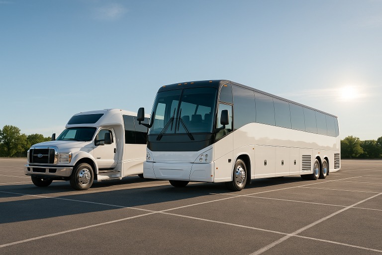 Charter Bus in Troy